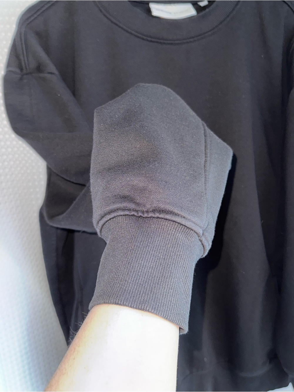 Plenum Studio Relaxed Fit Crewneck Sweatshirt Size XL - Black - Picture 3 of 10